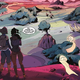 Korra and Asami head out on their vacation date.